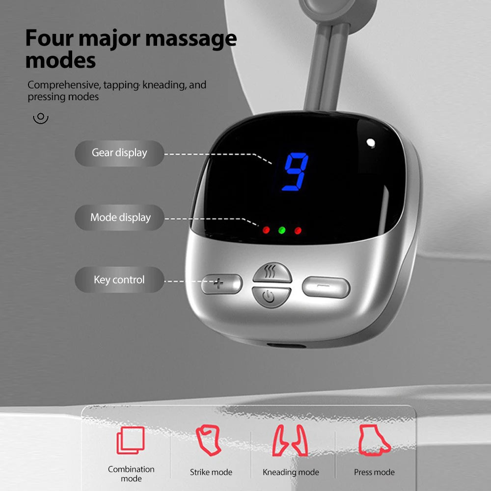 Mini Hanging Neck Massager EMS Muscle Massager Portable Hot Compress Neck and Cervical Spine Massager SPA Relaxation Treatment