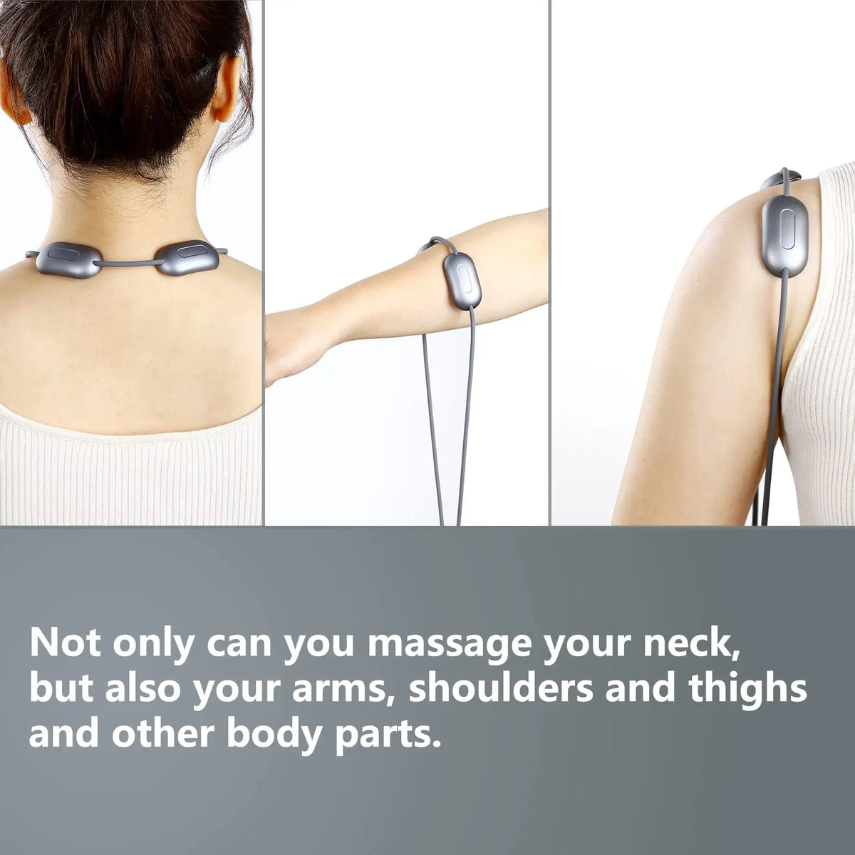 Mini Hanging Neck Massager EMS Muscle Massager Portable Hot Compress Neck and Cervical Spine Massager SPA Relaxation Treatment