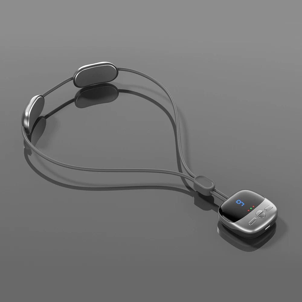 Mini Hanging Neck Massager EMS Muscle Massager Portable Hot Compress Neck and Cervical Spine Massager SPA Relaxation Treatment